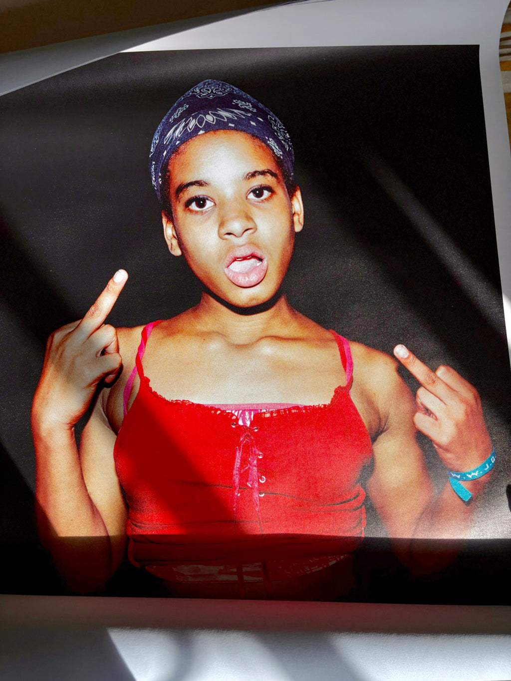 MIDDLE FINGER SALUTE A1 POSTER (SIGNED)