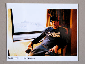 TRAVIS BARKER + TOM DELONGE BLINK 182 SAN FRANCISCO MAY 2001 - SET OF 4 VINTAGE PRINTS