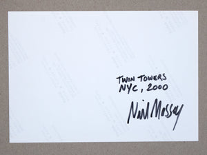 TWIN TOWERS NYC - VINTAGE PRINT 2000
